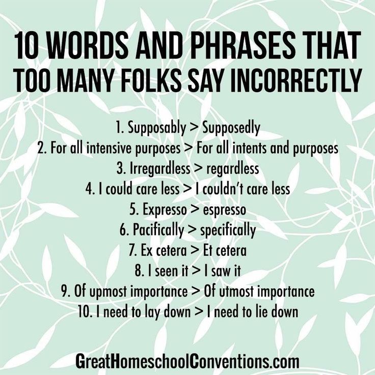 10 Phrases People Say Incorrectly Sayings Words Phrase 10-phrases-people-say-incorrectly-sayings-words-phrase