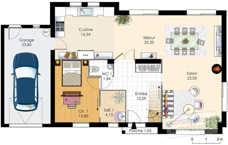 11 best French house plans images on Pinterest French lessons - maisons plain pied plans gratuits 11 best French house plans images on Pinterest French lessons - maisons plain pied plans gratuits