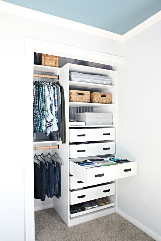 32 An Organized Boy Closet Interior Decorating Inspiring Bedroom Closet Diy W Ikea Pax Along With Organizing Tips