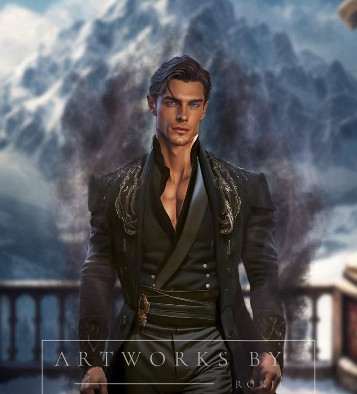 rhysand fanart from Rokii on instagram | A court of mist and fury