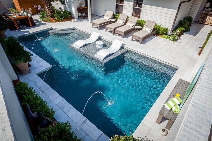 Tanning Ledge Pool 14 Inch Side Table Swimming Pools Backyard Tanning Ledge Pool Swimming Pool House