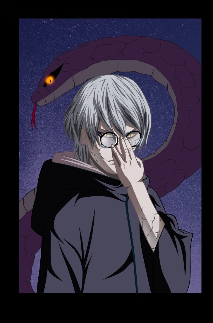 Kabuto Yakushi 薬師カブト Yakushi Kabuto Was Orphaned By War As A Child And Was Found By Nonō Yakushi And Raised In The Konoha Orphana Anime Fnaf My Little Pony