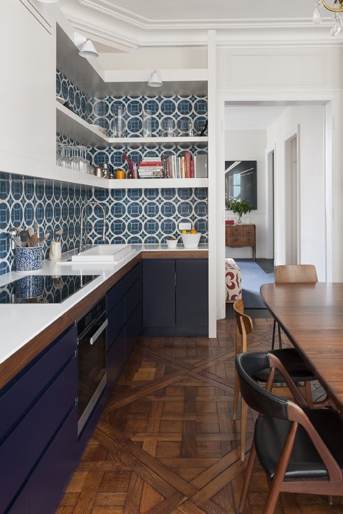View From The Kitchen To Entree With Aretti Lighting Popham Design Tiles View From The Kitchen To Entree With Aretti Lighting Popham Design Tiles