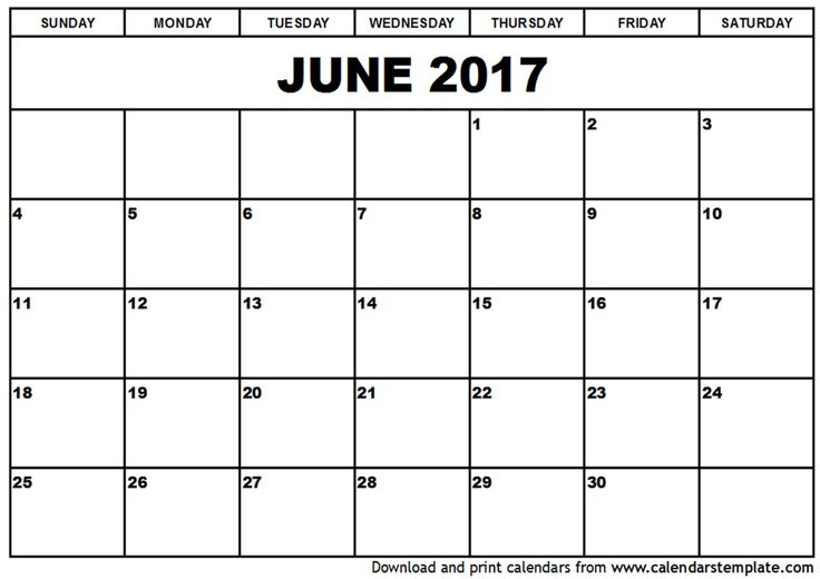 june 2017 printable calendar httpsocialebuzzcomjune 2017 calendar