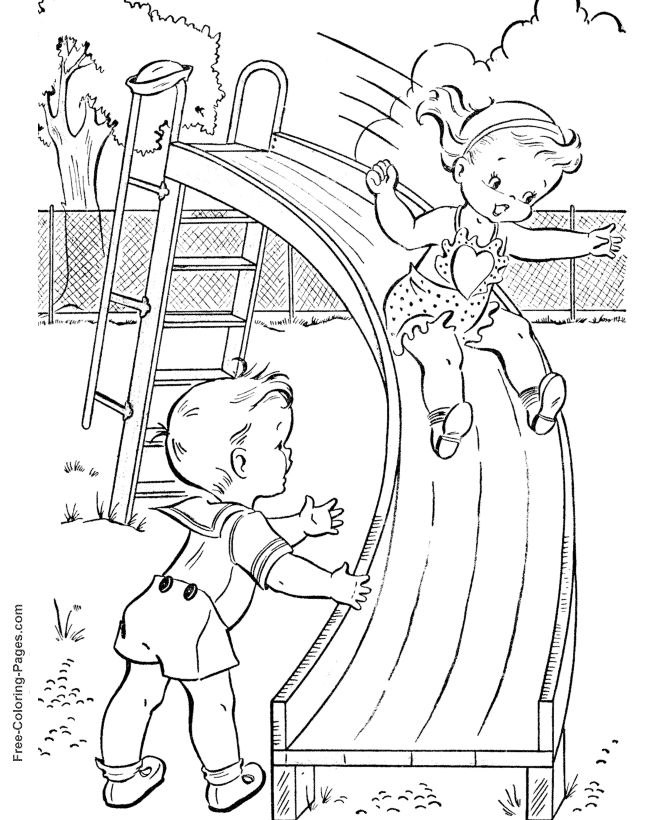these free printable summer coloring pages are fun for kids playground kids coloring page of summer - Coloring Book Fun these free printable summer coloring pages are fun for kids playground kids coloring page of summer - Coloring Book Fun