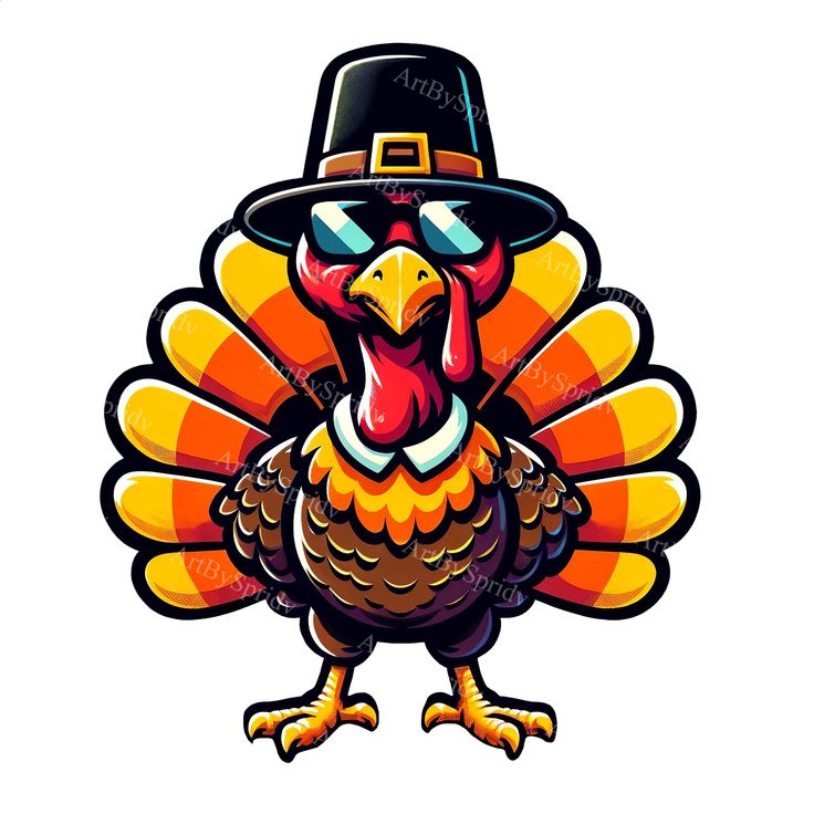 Thanksgiving Day Turkey Clipart Cartoon Turkey With Etsy In 2025 Bb86dcda2a8e80cb0267bca201cc9bd1