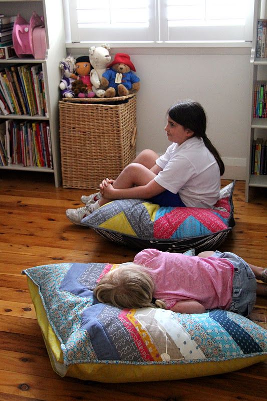 I Love Floor Pillows These Are A Great Sewing Craft Project I Love Floor Pillows These Are A Great Sewing Craft Project Sew Crochet Knit Galore Pinterest Kid Es And Quilts