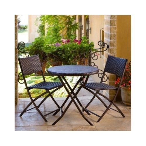 27 Best Wrought Iron Patio Sets Images On Pinterest Bistro Set Outdoor Table Chair Garden 3 Piece Wrought Iron Wicker Deck Patio New