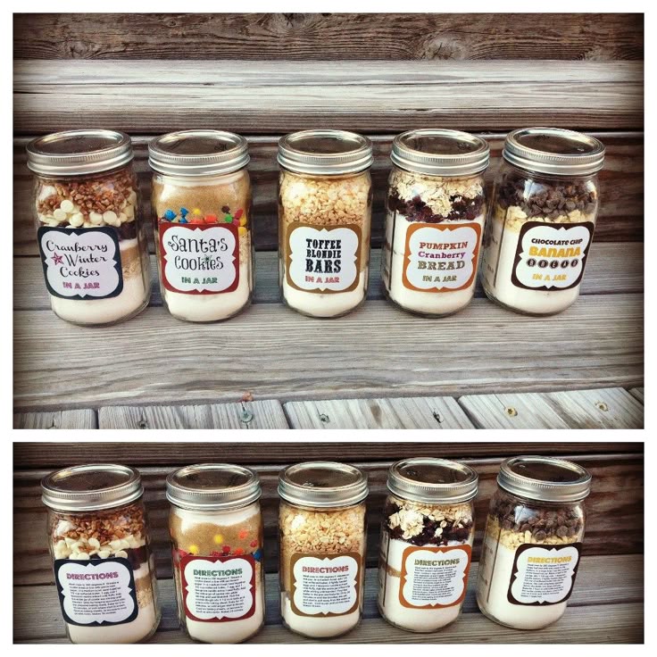 Best 25 Cookies In A Jar Ideas On Pinterest Cookie 5 Cookies In A Jar With Printable Recipes