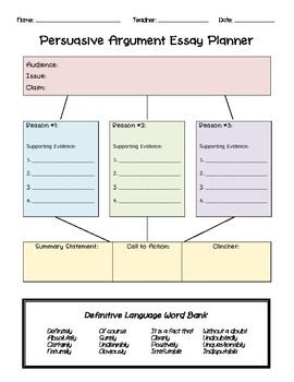 5 paragraph essay graphic organizer
