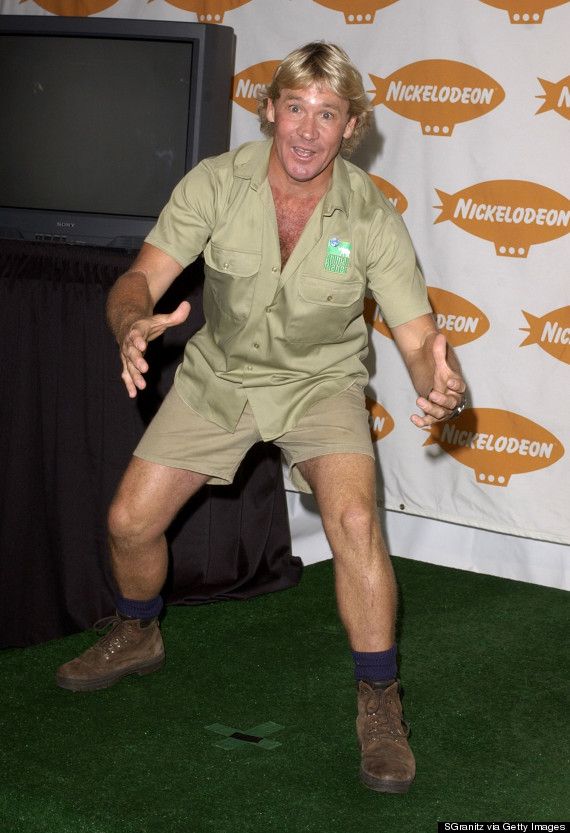 Blowing steve irwin