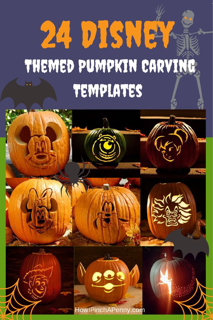 24 Disney Themed Halloween Templates Free