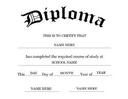 free middle school diploma templates geographics free free printable diploma template