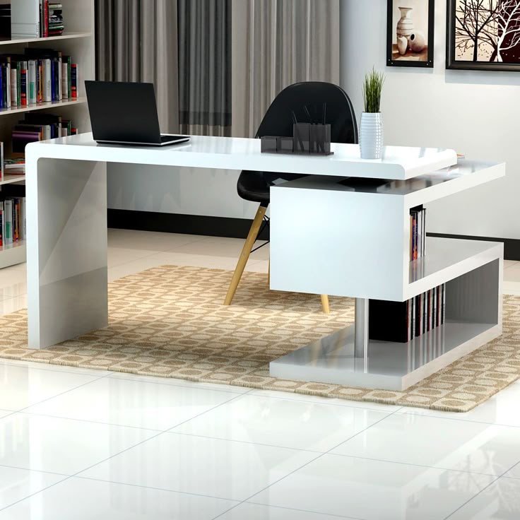 computer table design for office. ju0026m furniture modern white and metal contemporary writing work computer office desk ms table design for