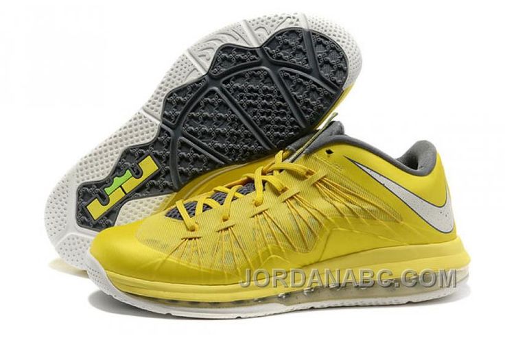 Nike Air Max Lebron X Low Yellow/Grey