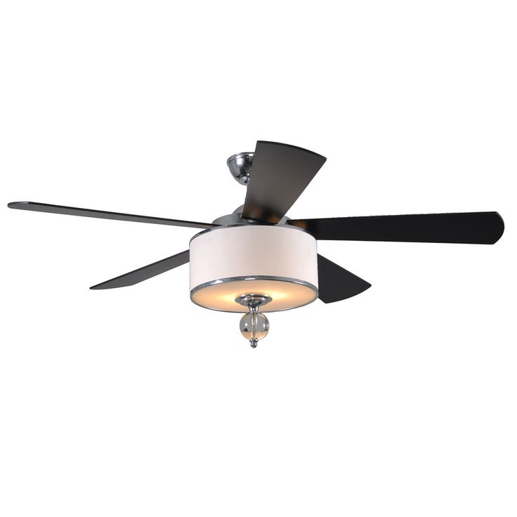 Allen Roth 52 In Victoria Harbor Polished Chrome Ceiling Fan With Light Chrome Ceiling Fan, Allen And Roth Ceiling Fan