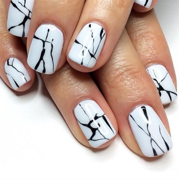 180 Best Black & White Nails Images On Pinterest Nail Scissors Image viaBlack and white plaids nail art design. Be different and design your black and white polish into these quirky plaid designs. - 180 Best Black & White Nails Images On Pinterest Nail Scissors