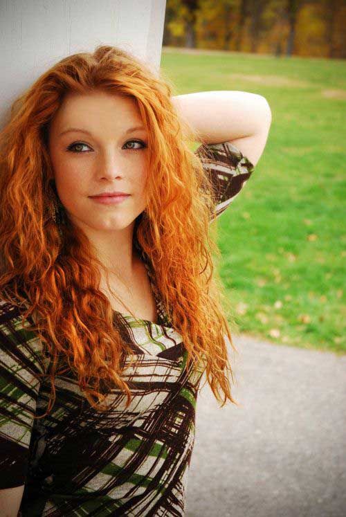 30 Girls With Long Curly Hair Long Hairstyles 2015 Beautiful Red Hair Beautiful Redhead