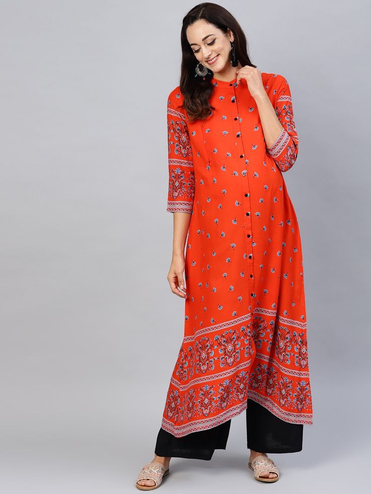 Details about Shirt Collar Kurta Solid A-Line Kurta Rayon Long Sleeves Red Women Dress Details about Shirt Collar Kurta Solid A-Line Kurta Rayon Long Sleeves Red Women Dress