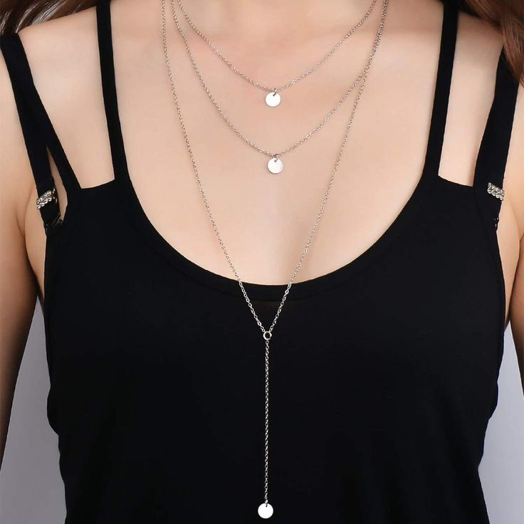 Fashion Simple Necklace Long Chain Charm Bar Necklaces Pendants Women Jewelry Fashion Simple Necklace Long Chain Charm Bar Necklaces Pendants Women Jewelry