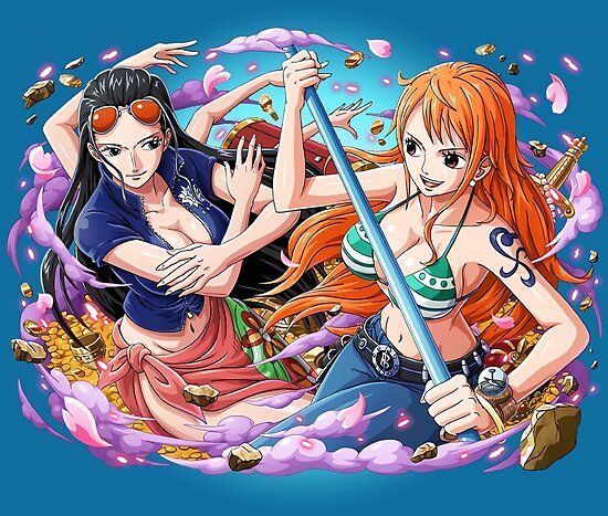 Nami & Robin - One Piece | Poster in 2020 | One piece nami Nami & Robin - One Piece | Poster in 2020 | One piece nami