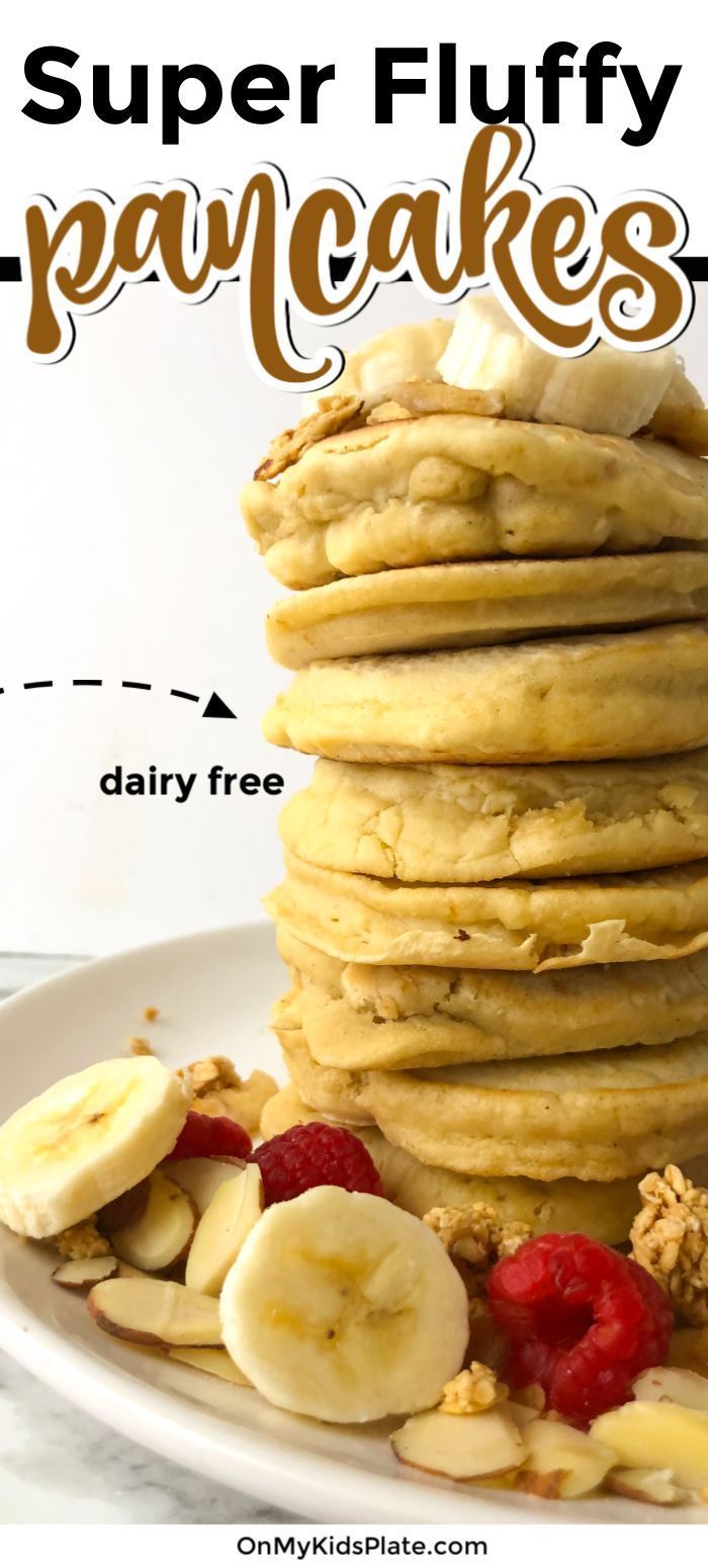Can You Use Almond Milk For Pancakes How To Make Light And Fluffy Pancakes With Almond Milk In 2020 Homemade Pancake Recipe Without Milk Light And Fluffy Pancakes Pancake Recipe Without Milk