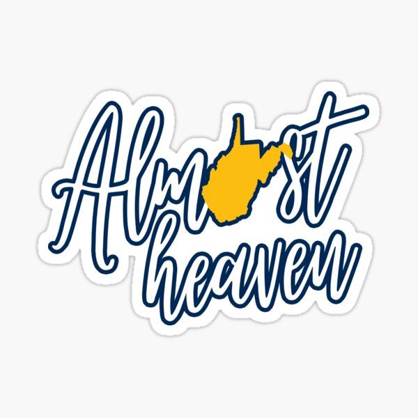 Almost Heaven West Virginia Country Roads State Map By Rbaaronmattie Redbubble West Virginia Country Roads State Map