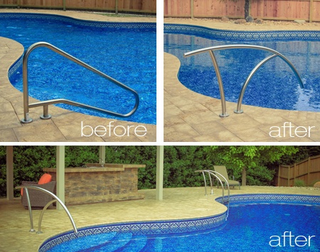 24 Swimming Pool Ladders Hand Rails By S R Smith Wise Spa Ideas Pools Inground Backyard Swimming Pool Ladders Pools, Swimming Pool Rails In Ground Pool