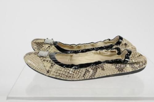 snakeskin ballerinas