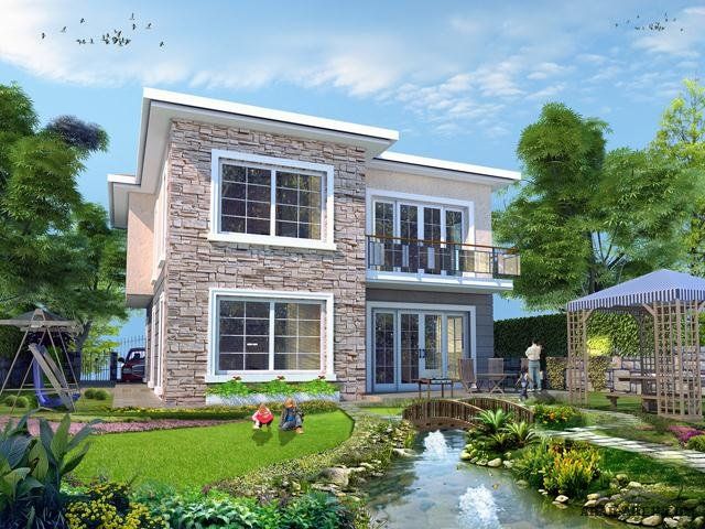 خرائط فيلا صغيرة المساحه دريم لاند البحرين موديل 1 Arab Arch Luxury Villa House Styles Yelwa
