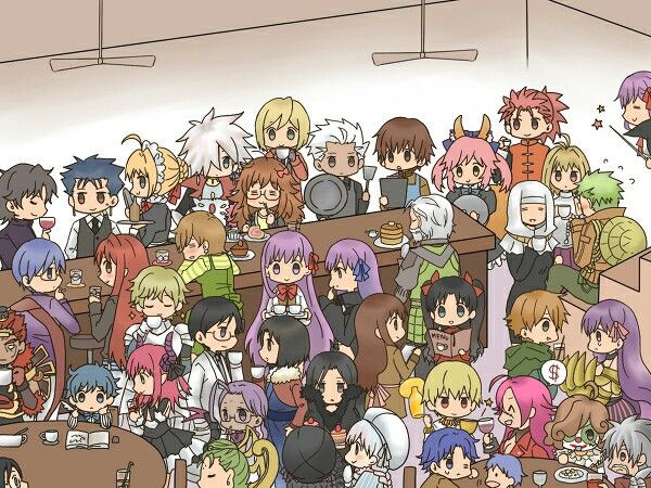 Fate Extra All Of The Characters Hanging Out 合集 Fate Extra All Of The Characters Hanging Out 合集