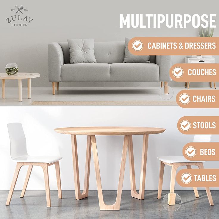 Zulay Home 133 Piece Felt Furniture Pads For Hardwood Floors 5mm Thi In 2021 Sliders Felt Furniture Pads, What Are Felt Furniture Pads Made Of