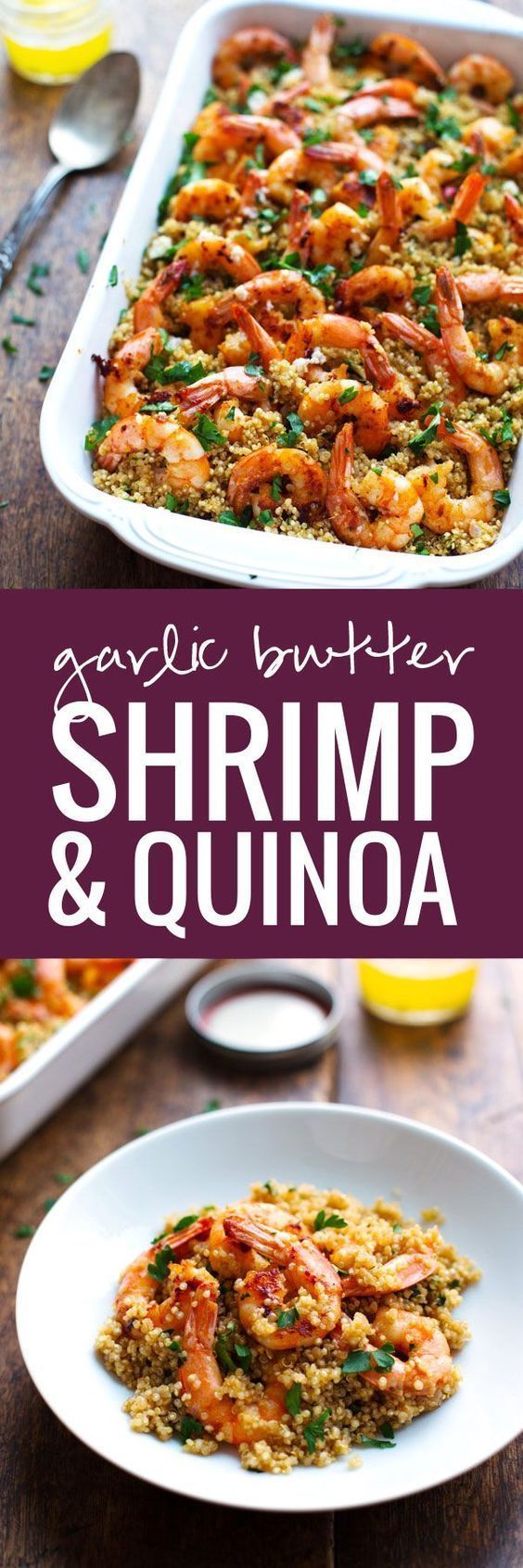 Garlic Butter Shrimp And Quinoa Garlic Butter Shrimp And Quinoa