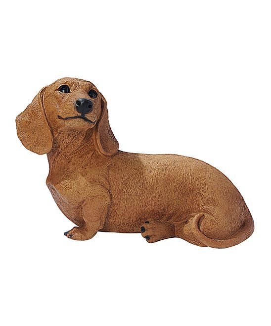 Take A Look At This Brown Dachshund Puppy Statue Today Dog Statue