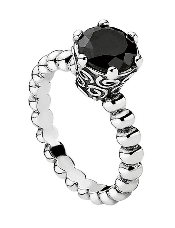 anillo pandora piedra negra anillo pandora piedra negra