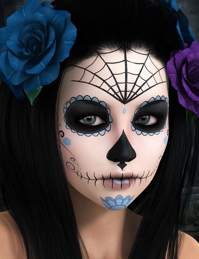 check out 23 best sugar skull halloween makeup ideas sugar skull makeup is everywhere around dia de los muertos and the skill and work involved in - Easy Face Painting Halloween check out 23 best sugar skull halloween makeup ideas sugar skull makeup is everywhere around dia de los muertos and the skill and work involved in - Easy Face Painting Halloween