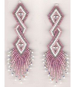 1072 Best Beaded Earring Patterns Tutorials Images On Pinterest Double Helix Earrings Beading Pattern At Sova Enterprises