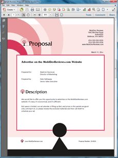 advertising proposal examples