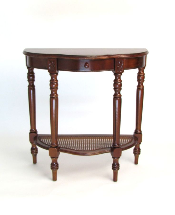 Wayborn Demi Lune Console Table Wood Wayborn Demi Lune Console Table, Hameldon Console Table