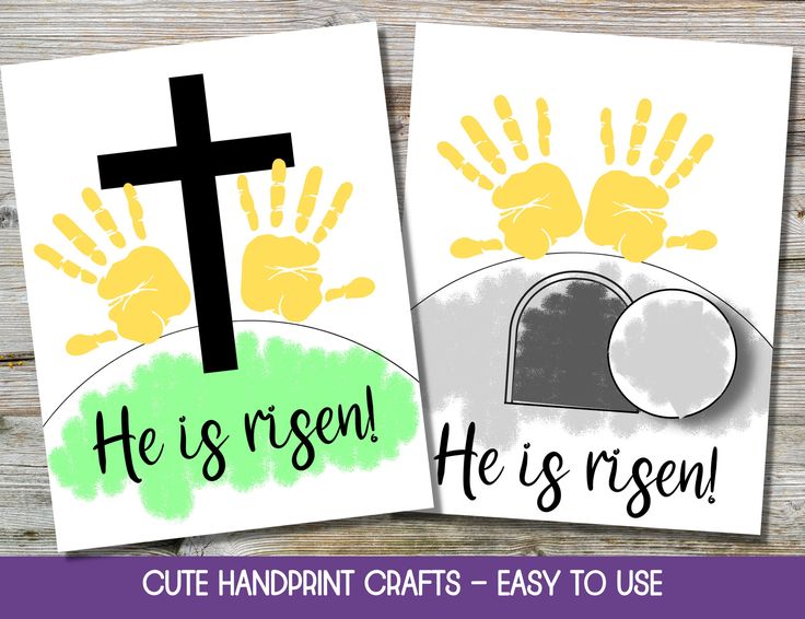 He is Risen Craft Easter Handprint Craft He is Risen Cross Easter He is Risen Craft Easter Handprint Craft He is Risen Cross Easter