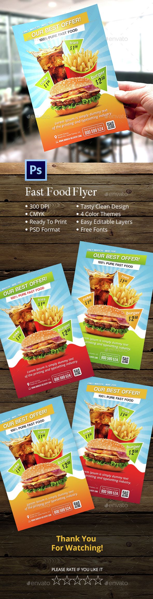 food flyers design
