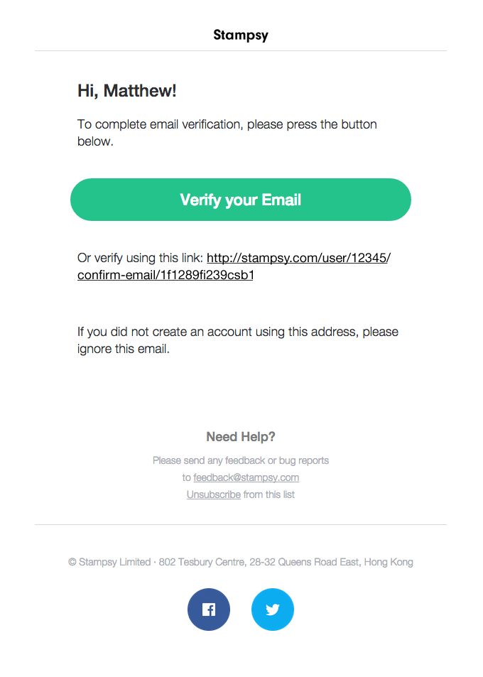 confirmation email templates