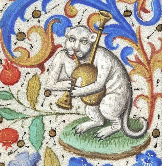 Image result for medieval manuscript music healing