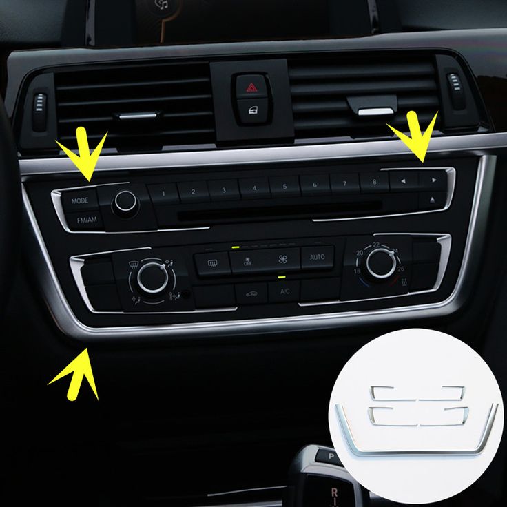 Inner Centre Console Button Moulding Cover For BMW 3 Series F30 F31 2013-2018 Inner Centre Console Button Moulding Cover For BMW 3 Series F30 F31 2013-2018