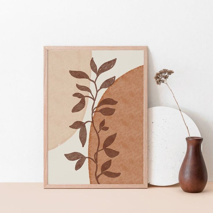 Botanical Printable Wall Art Digital Print Neutral Wall Art Boho Decor Abstract Art Print Instant Download Minimalist Print Modern Art