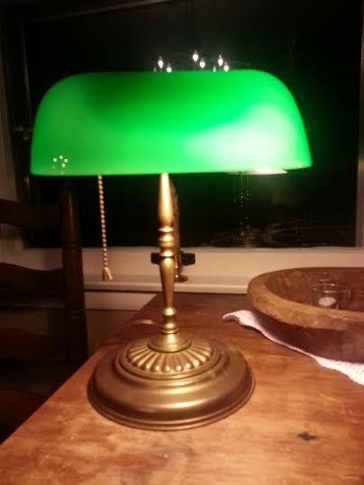 Antique Bankers Lamp Antique Bankers Lamp