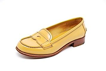 yellow prada slippers