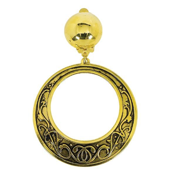 Elegant Pirate Earring Caribbean Hoop Fancy Dress Halloween Costume Accessory