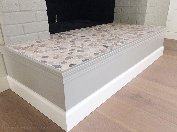 tips & tricks on how to tile a fireplace hearth | diy brick fireplace makeover u...