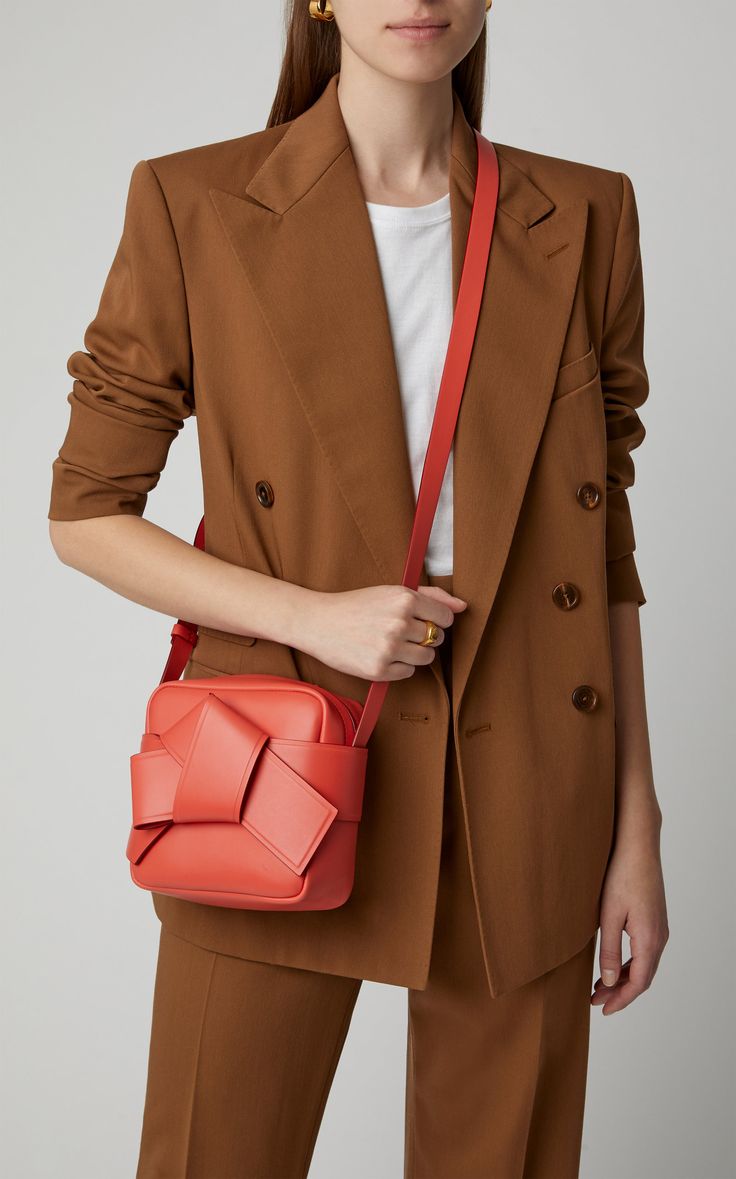 Acne Studios Musubi Mini Knotted Leather Shoulder Bag Leather Shoulder Bag Acne Studios Bag Fashion